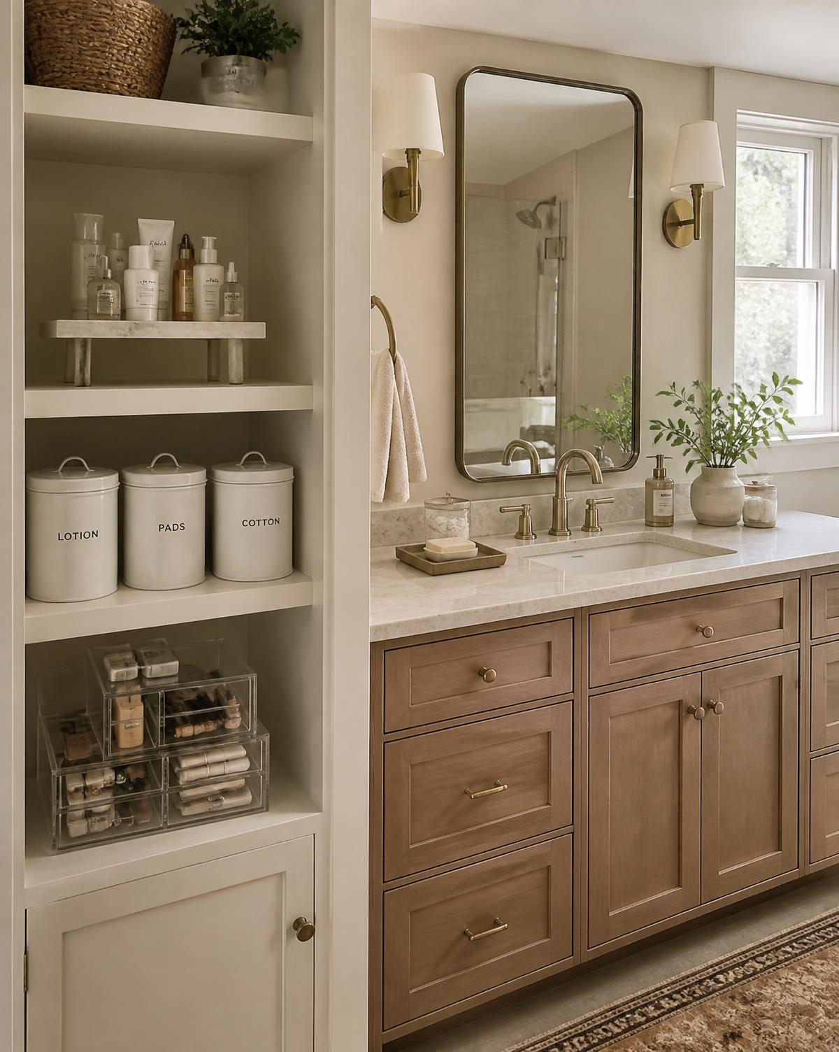 Bathroom organisation